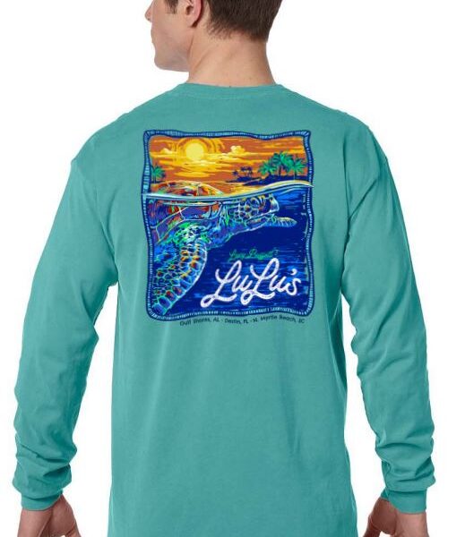 Sunny Sea Turtle Long Sleeve