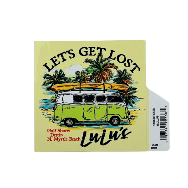 LuLu's Classic Stickers - LG, Lets Get Lost