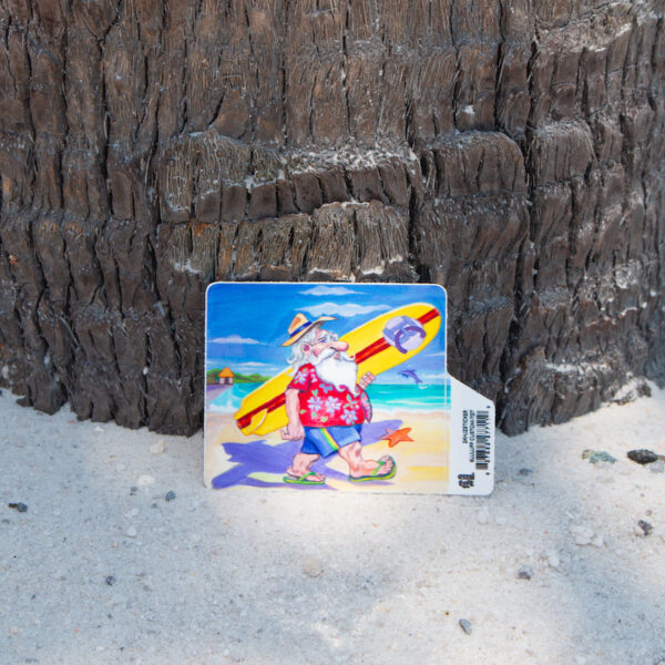 Billy Claus Sticker - Surfboard
