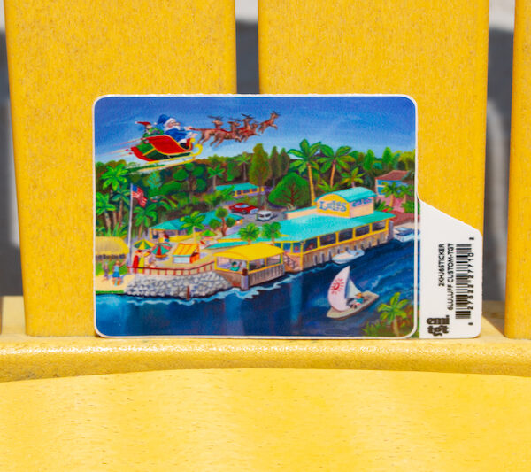 Billy Claus Sticker - Sleigh